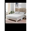YRM Bedding's Silver-Grey 600-TC Oraganic Cotton Fitted Bedsheet Queen Size (60"x78") with Pillow Covers (18"x28") with 12 inch Drop, Feet for 4" and 8" Inch Mattress Fitted Bedsheet