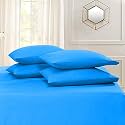 YRM Bedding's Turquoise 600-TC Oraganic Cotton 2 Piece Pillow Covers (17"x27")