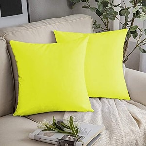 yrm bedding39s vanilla yellow 600-tc oraganic cotton 3 piece decorative cushion covers 1634x1634