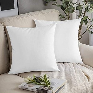 yrm bedding39s white 600-tc oraganic cotton 3 piece decorative cushion covers 2434x2434