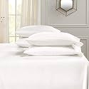 YRM Bedding's White 600-TC Oraganic Cotton 2 Piece Pillow Covers (20"x30")