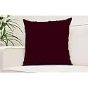 YRM Bedding's Wine 600-TC Oraganic Cotton 5 Piece Pinch Pleated Decorative Cushion Covers (18"x18")