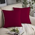 YRM Bedding's Wine 600-TC Oraganic Cotton 5-Piece Decorative Cushion Covers (20"x20")