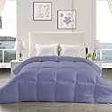 YRM - Hotel Quality Restful Sleep-Down Alternative 300 GSM All Season Comforter (90" x 100" Inches/228cm x 254cm) - Double Bed|Medium Blue