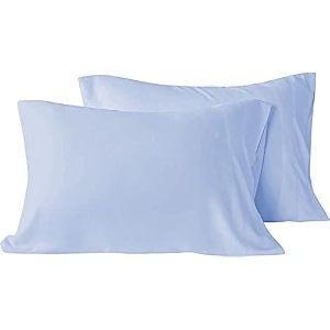 yrm - microfiber hotel quality luxury soft all season queen size 2034 x 3034 inches51cm x 76cm pillow coverssky blue