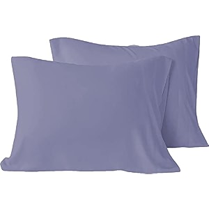 yrm - microfiber hotel quality luxury soft all season queen size 2034 x 3034 inches51cm x 76cm pillow coversmedium blue