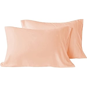yrm - microfiber hotel quality luxury soft all season queen size 2034 x 3034 inches51cm x 76cm pillow coverspeach