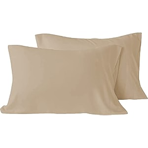 yrm - microfiber soft and luxury queen size 2034 x 3034 inches51cm x 76cm pillow coversbeige