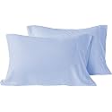 YRM - Microfiber Soft and Luxury Queen Size (20" x 30" Inches/51cm x 76cm) Pillow Covers|Sky Blue