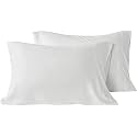 YRM - Microfiber Soft and Luxury Queen Size (20" x 30" Inches/51cm x 76cm) Pillow Covers|White