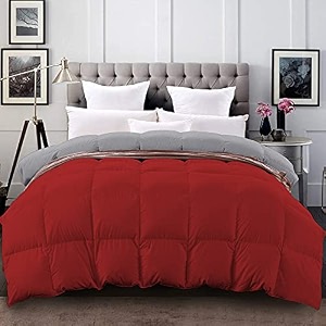 yrm - ultra-soft quilted reversible 400 gsm comforter 9234 x 10634 inches233cm x 269cm - king sizesilverburgundy