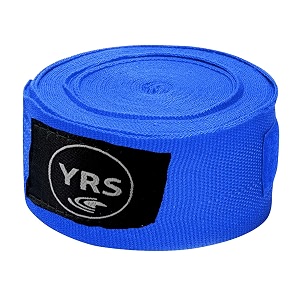 yrs nylon boxing hand wraps elastic hand amp wrist support for kickboxing training gym workoutone pair blue 120 inch