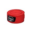 YRS Cotton/Nylon Boxing Hand Wraps Elastic Hand &amp; Wrist Support for Kickboxing Training Gym Workout(One Pair) 120 inch (RED)