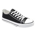 YSCROWD Men39s Sneakers Fabric Casual Canvas Black