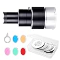 YSKE-Professional Optical Snoot Attachment - Bowens Mount Spotlight Projector with 35 Metal Gobos, 5 Color Gels & Focus Control | Compatible with Aputure, Godox, Neewer, Profoto LED Video Lights
