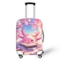 Ystardream Fantasy Cartoon Axolotl Suitcase Covers for Women Anti-scratch Luggage Protector Covers Quickly Identify your Luggage Ideal Gift for Lovers Valentine's Day,M