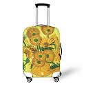Ystardream Sunflower Travelling Luggage Cover 32inch Washable Suitcase Protector Anti-scratch Suitcase Cover Colorful Luggage Suitcase Protective Cover Fits Oil Painting