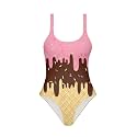 Ystardream Teen Girls One Piece Swimsuit Beach Athletic Bathing Suits Quick Dry