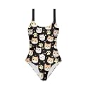 Ystardream Teen Girls One Piece Swimsuit Beach Athletic Bathing Suits Quick Dry
