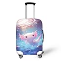 Ystardream Water Axolotl Luggage Protective Covers for 22-24 inch Trolley Suitcase Protect Dust Bag Case Child Cartoon Travel Accessories Waterproof Luggage Jacket M