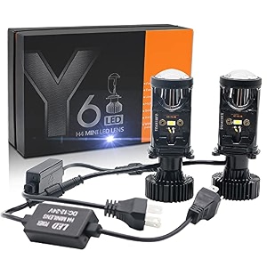ysy 2pcs h49003hb2 led headlight bulbs with mini projector lens canbus hilo beam solve astigmatism problem 16000lumens led headlight kit for headlight retrofits or fog lamp upgrade y6h4