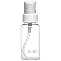 YTM 50ml Clear Plastic Refillable Mini Spray Bottles, Fine Mist Nozzle for Perfume, Attar, Essential Oils, Sanitizer, Lotion, Aromatic Water Liquid Bottle Containers, Pocket-Sized, Transparent