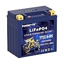YTX14-BS Lithium Motorcycle Battery, ATV Battery 12V 8AH 600CCA Compatible with Yamaha Scooter Snowmobile Jet Ski, Scooter, PWC &amp; More