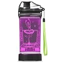 YuanDian Light Up Kids Water Bottle with 3D LED Light- 14 OZ Tritan BPA Free Eco-Friendly - 7 Color Light Cool Drinking Cups Gift for School Kids Girl Child (Ballet)