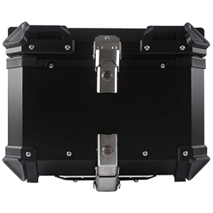 motorcycle tail box sg universal 45l motorcycle aluminum top case tail box luggage black