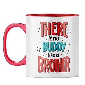 yubingo brother39s day mug - gift for brother red inner amp handle red inner amp handle tea cup 310ml
