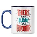 YuBingo Brother Best Friend Mug - Dark Blue Inner &amp; Handle (Dark Blue Inner &amp; Handle, Tea Cup, 310ML)