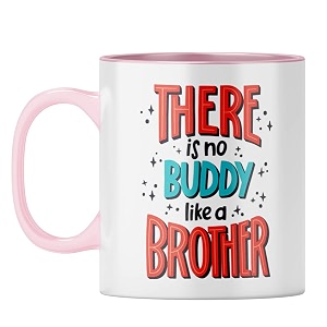 yubingo brother forever mug - perfect sibling gift pink inner amp handle pink inner amp handle tea cup 310ml