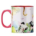 YuBingo Cute Animal Mug - Be Happy Message, Red Inner &amp; Handle (Red Inner &amp; Handle, Tea Cup, 310ML)