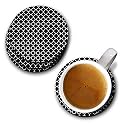 YuBingo Ethnic Pattern Designer Printed Coasters (MDF Wooden, Set of 6, 9.5 Cm Diameter, Round)