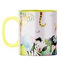 YuBingo Happy Friends Mug - Playful and Positive, Yellow Inner &amp; Handle (Yellow Inner &amp; Handle, Tea Cup, 310ML)