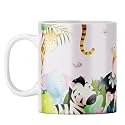 YuBingo Be Happy Mug - Cheerful Animal Design, White Ceramic Cup (White Coffee Mug, Tea Cup, 310ML)