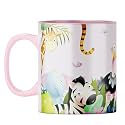 YuBingo Jungle Joy Mug - Positive Vibes Today, Pink Inner &amp; Handle (Pink Inner &amp; Handle, Tea Cup, 310ML)