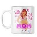 YuBingo Mom to Be Mug - Baby Shower Gift, White Ceramic Cup (White Coffee Mug, Tea Cup, 310ML)