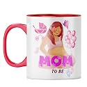 YuBingo Mommy to Be Mug - Precious Pregnancy Gift, Red Inner &amp; Handle (Red Inner &amp; Handle, Tea Cup, 310ML)