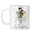 YuBingo My Everything Mug - Romantic Gift, White Ceramic Cup (White Coffee Mug, Tea Cup, 310ML)