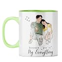 YuBingo My Special One Mug - Loving Gift, Light Green Inner &amp; Handle (Light Green Inner &amp; Handle, Tea Cup, 310ML)