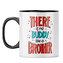 YuBingo Sibling Bond Mug - Brother Gift, Black Inner &amp; Handle (Black Inner &amp; Handle, Tea Cup, 310ML)
