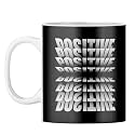 YuBingo Stay Positive Mug - Motivational Gift, White Ceramic Cup (White Coffee Mug, Tea Cup, 310ML)