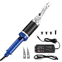 YUCHENGTECH Electric Carpet Carving Scissors Rug Carving Scissors Tufting Rug Engrave Trimmer Scissors Engraving Trimming Modeling Scissors with Heat Dissipation 0~4000rpm Adjustable
