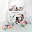 YUCO Pods Laundry Detergent Hypoallergenic,Powerful 5IN1 Detergent Pod,Scent Beads New Formula,Helps to Keep Garment Fresh Clean,Soft and Fragrant (Floral Ocean,1 Box of 40 Pod,Net 8g/pod,Net 320g)
