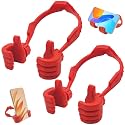 YuCool Gifts for Mothers Day Mom Wife Adults Cell Phone Stand - 2 Pack Thumb Up Lazy Phone Stand Cell Phone Holder for Desk Stocking Stuffers Birthday Gifts for Girls Boys Teenagers, Red