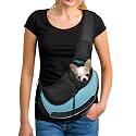 YUDODO Pet Sling Carrier for 2-5 lbs Small Dogs Cat Puppy Crossbody Carrier