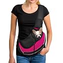 YUDODO Pet Sling Carrier for 2-5 lbs Small Dogs Cat Puppy Crossbody Carrier