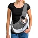 YUDODO Pet Sling Carrier for 2-5 lbs Small Dogs Cat Puppy Crossbody Carrier
