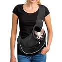 YUDODO Pet Sling Carrier for 5-9 lbs Small Dogs Cat Puppy Crossbody Carrier
